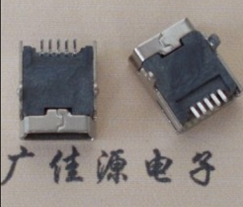 宁波mini usb 5p接口 迷你 卧式插座 端子贴片 接插件