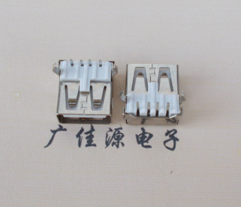 宁波USB AF母座 LCP 耐高温250度280度 环保白胶芯