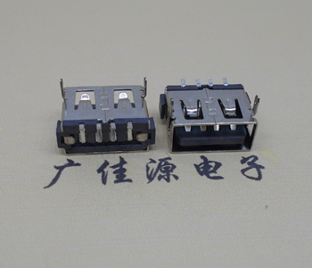 宁波USB短体母座.超薄5.9H胶芯.移动电源接口