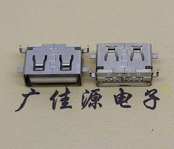 宁波USB母座 前贴后插 沉版1.1/1.9总长8.5mm大电流