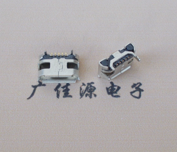 宁波Micro USB接口 usb母座 定义牛角7.2x4.8mm规格尺寸