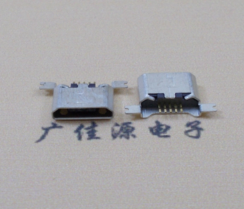 宁波MK USB B Type 沉板0.9母座后两脚SMT口不卷边