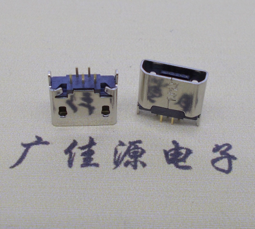 宁波micro usb 5p母座 立插直口 高度6.0mm尺寸