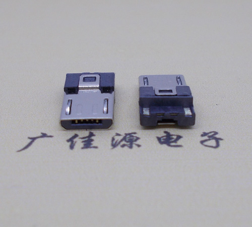 宁波MICRO 5P公头 焊线 外露6.75MM单排2 3短路