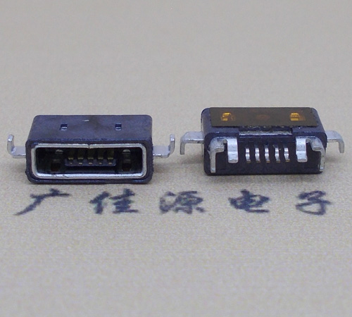 宁波MICRO USB防水AB型口母头3D图纸封装