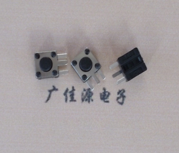宁波4.5X4.5x3.8侧边三脚插进口弹片不锈钢按键开关